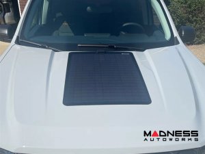 Ford Maverick Flexible Solar Panel Kit - Complete Kit w/ Waterproof Controller + Hood Decal - 2022+ - 60W